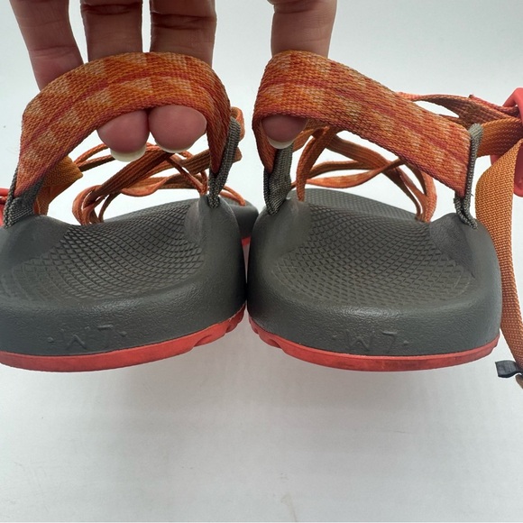 Chaco ZX2 Women’s Sandals Coral Orange Pink Strappy Athletic Hiking Water Size 7 - Picture 5 of 7